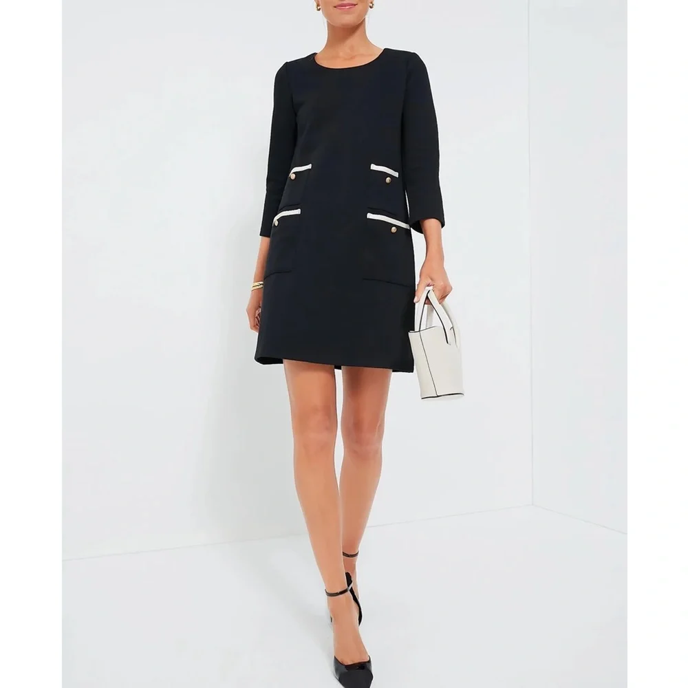 TUCKERNUCK Black Francoise Mod Mini Dress - Picture 7 of 15